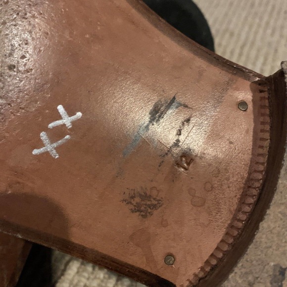 To Boot New York “TESORO” Brown Leather Round Toe Slip On Penny Loafers Size 12 - Picture 9 of 9